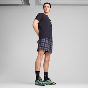 Road To Unity Men's Relaxed Fit 6" Woven Shorts, New Navy-AOP, extralarge-IND